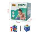 Shape Sorter Cube Educational Toy for Toddlers | Color & Shape Matching Learning Cube - Image 2