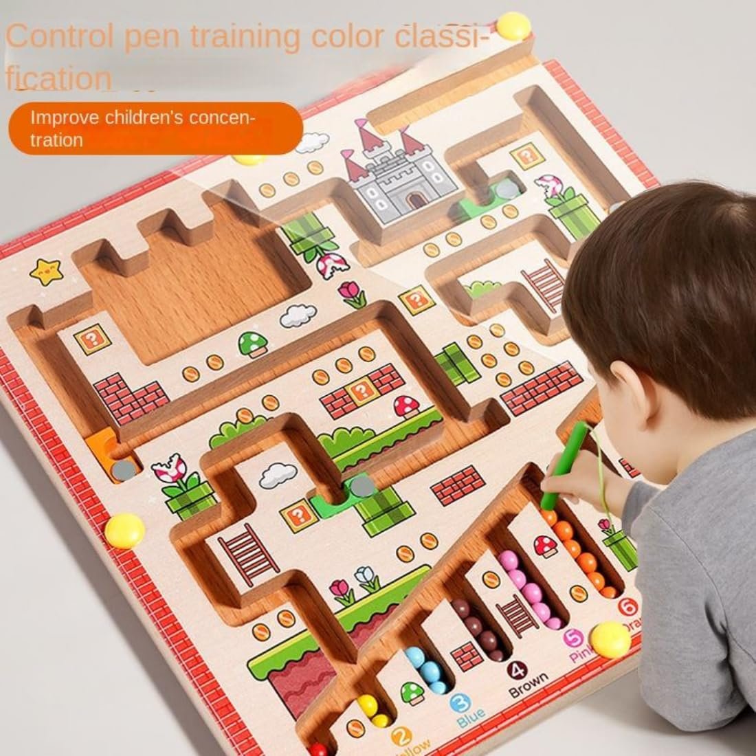 WhatsApp Image 2026-04-01 at 7.16.08 PM Wooden Magnetic Maze Board Game for Kids - Image 1