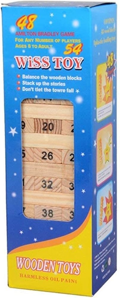WhatsApp Image 2026-04-01 at 7.46.56 PM Wooden Tumbling Tower Number Blocks Game (Jenga Style Stacking Game for Kids & Family) - Image 1