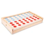 Wooden 4 in a Row Game for Kids & Family | Connect Four Strategy Board Game | Classic Educational Toy - Image 4