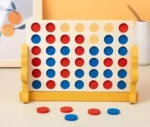 Wooden 4 in a Row Game for Kids & Family | Connect Four Strategy Board Game | Classic Educational Toy - Image 2