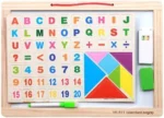 Magnetic White & Blackboard | Double-Sided Writing Board for Kids | Educational Drawing & Learning Board - Image 4