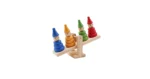 Colorful Wooden Balance Clown Stacking Toy - Image 4