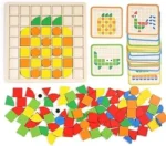 Treehole 120-Piece Wooden Mosaic Puzzle Board for Kids - Image 2