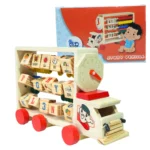 Wooden Study Vehicle Learning Toy for Kids