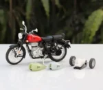 Mini Motorcycle Model Kit with Side Wheels & Accessories - Image 5