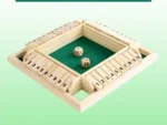 Wooden Shut The Box Dice Game (4-Player Classic Board Game) - Image 2