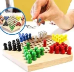 Wooden Chinese Checkers Strategy Board