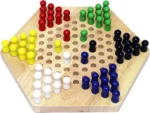 Wooden Chinese Checkers Strategy Board - Image 3